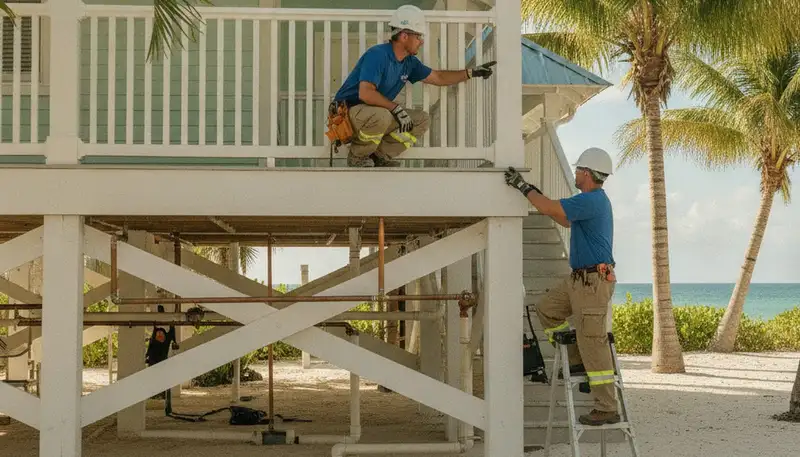 Plumber repairing pipes in Bradenton, FL for reliable plumbing service