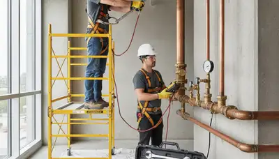 Bradenton, FL plumber repairing a home plumbing issue for prompt residential service