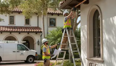 Bradenton, FL plumber repairing a plumbing issue for residential service