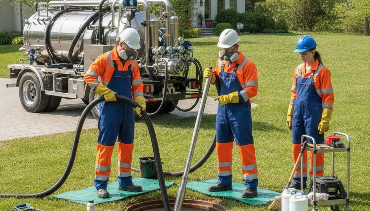 Septic tank cleaning service in Bradenton, FL by On Call Plumbers for local homes