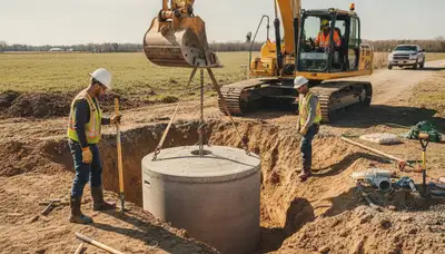 Septic tank installation for Bradenton, FL homes by a professional plumber