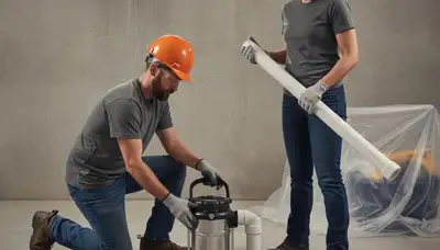 Bradenton, FL plumbers installing a sump pump for home flood protection
