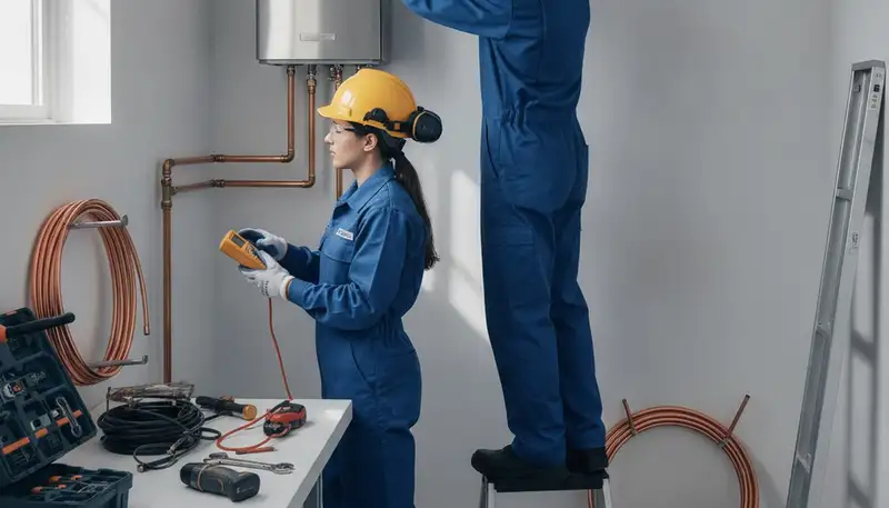 Tankless water heater installation service for Bradenton, FL home by On Call Plumbers