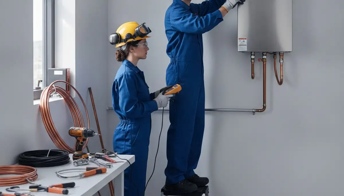 Tankless water heater installation and service in Bradenton, FL by On Call Plumbers