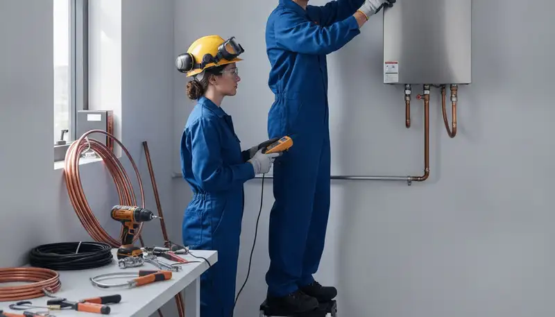 Tankless water heater installation and service in Bradenton, FL by On Call Plumbers